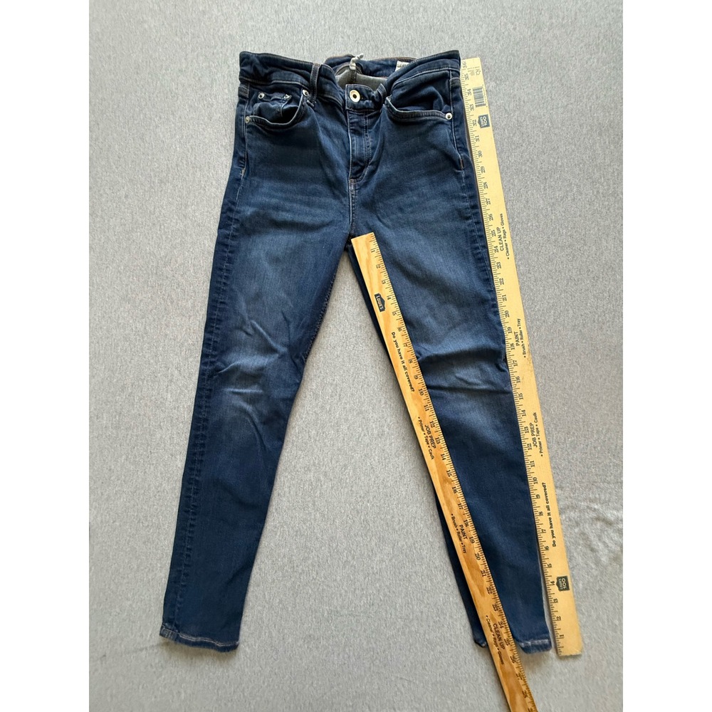Rag & Bone New York Skinny Jeans Dark Indigo Blue Denim Size 29